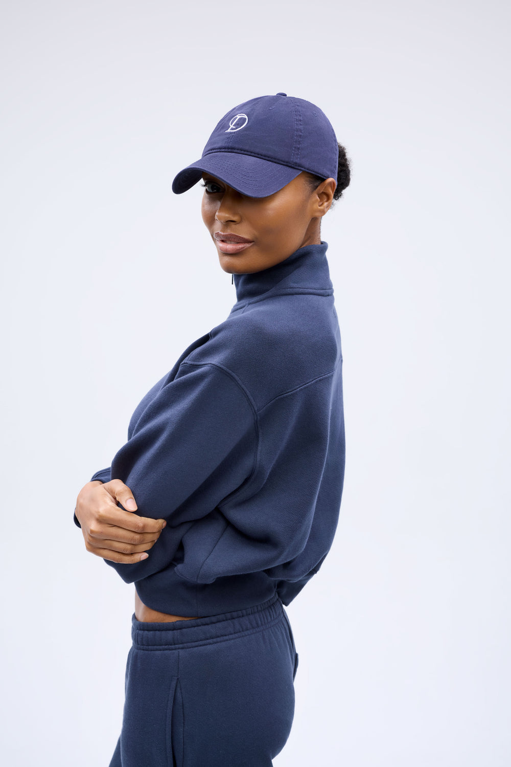 The Daphne Hat - Navy, image 3 of 4