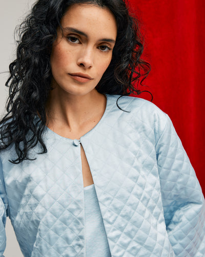 The Bed Jacket - Frost/Champagne