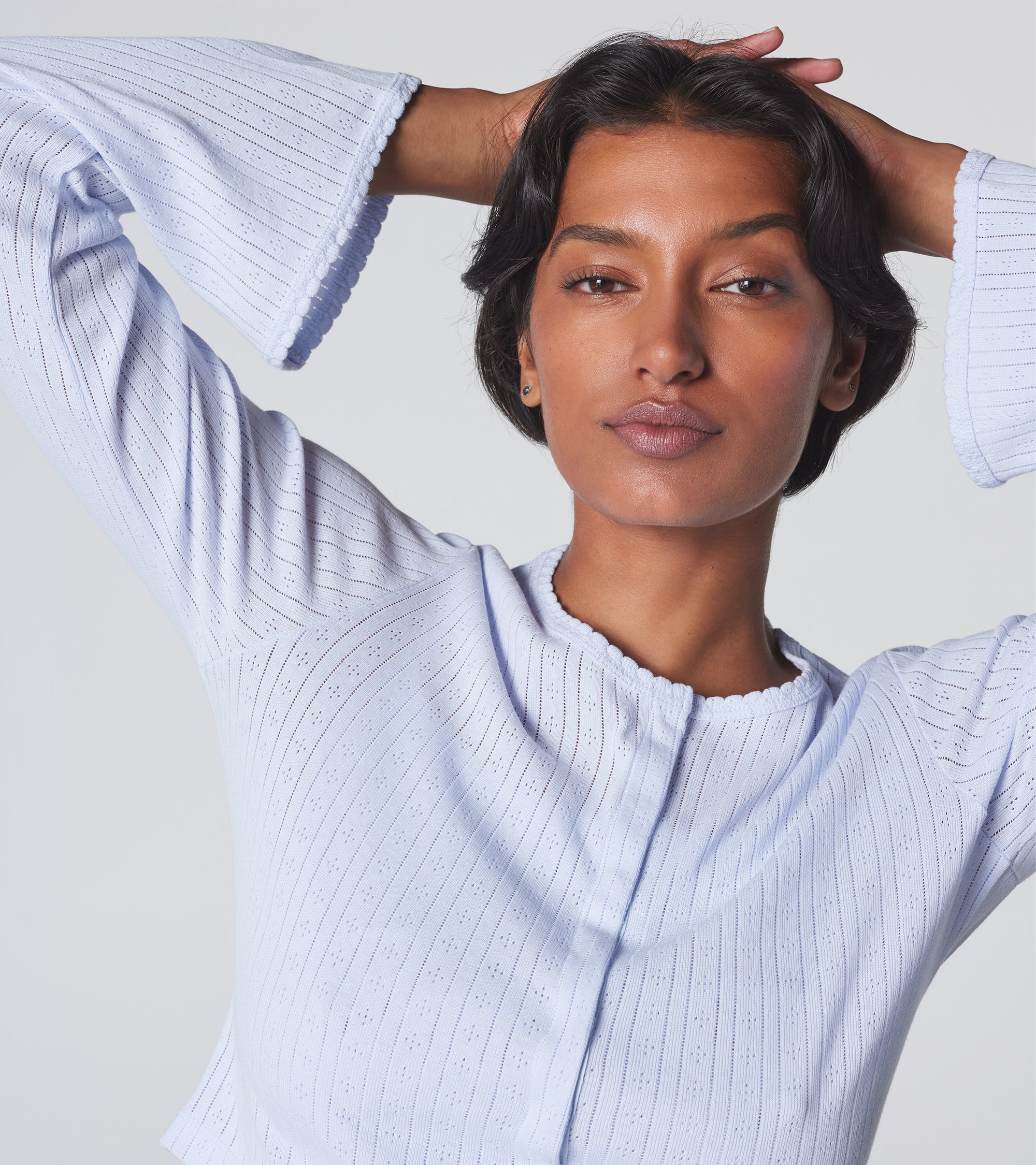 The Catnap Cardigan - Cloud