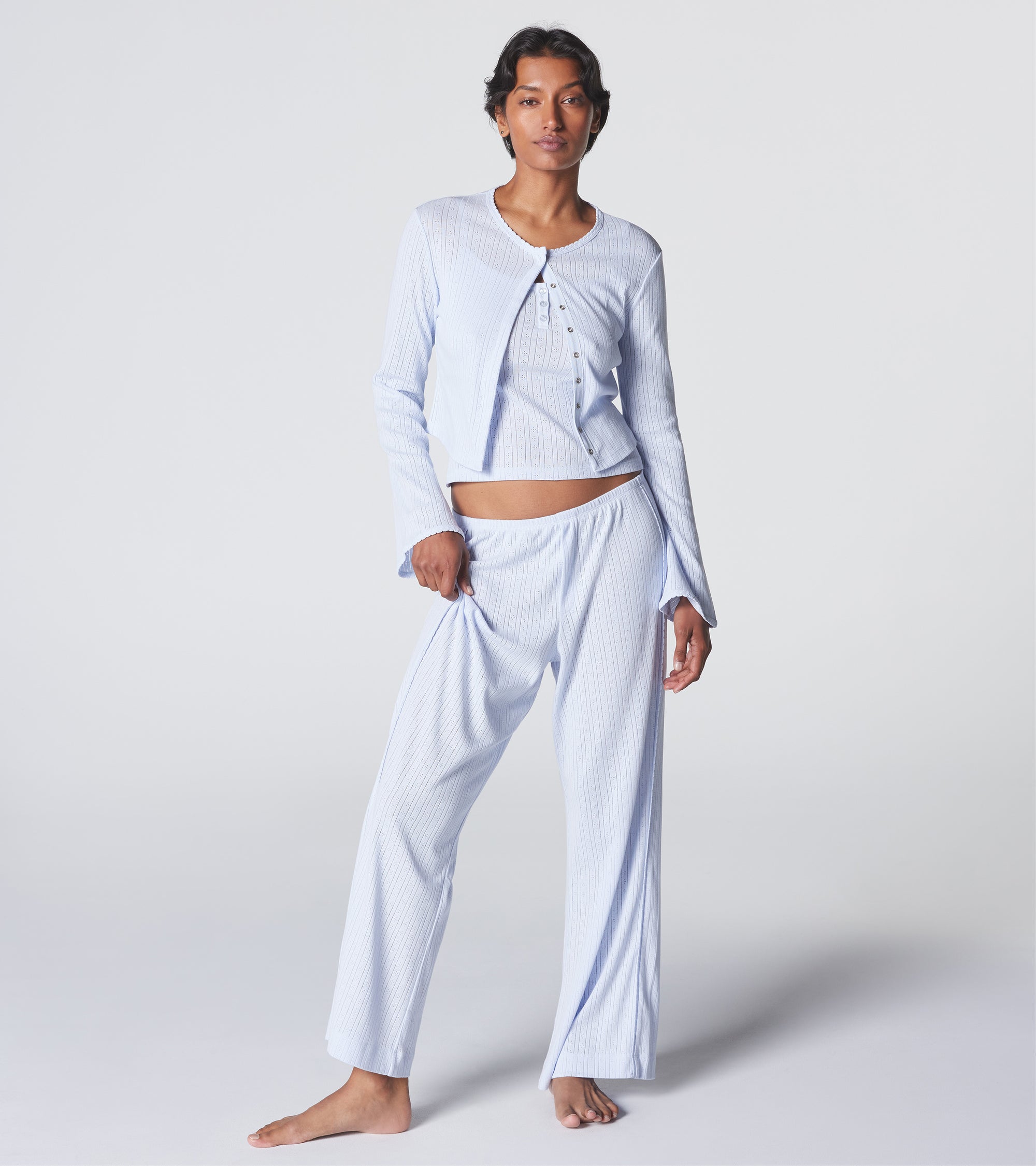 The Catnap Cardigan - Cloud