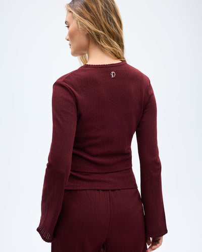 The Catnap Cardigan - Fig