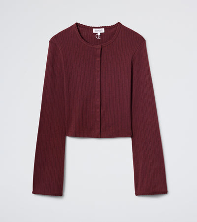 The Catnap Cardigan - Fig