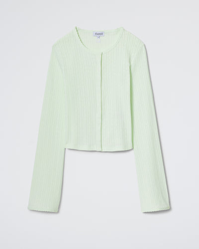 The Catnap Cardigan - Mint