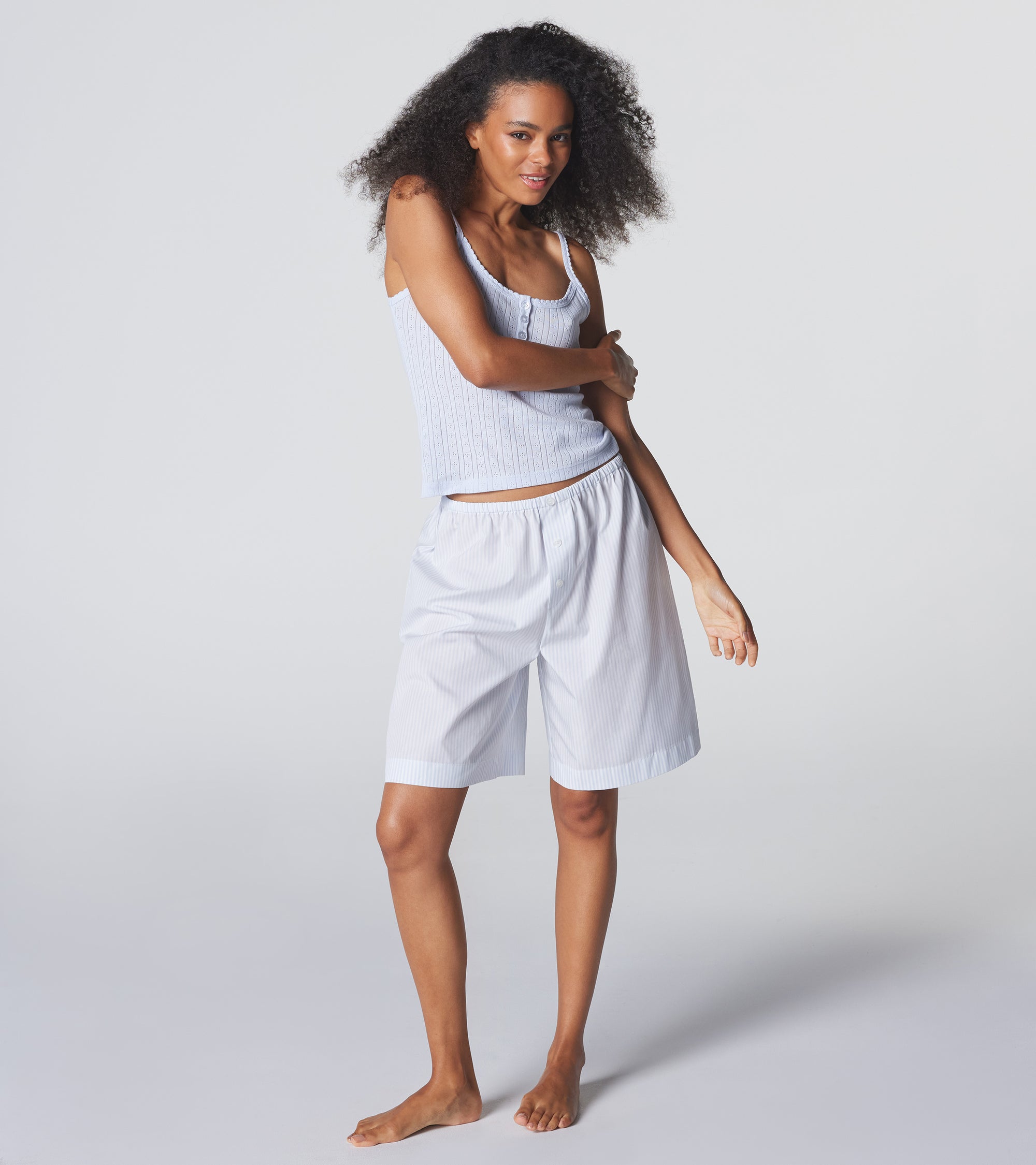 The Do Not Disturb Short - Cloud Stripe