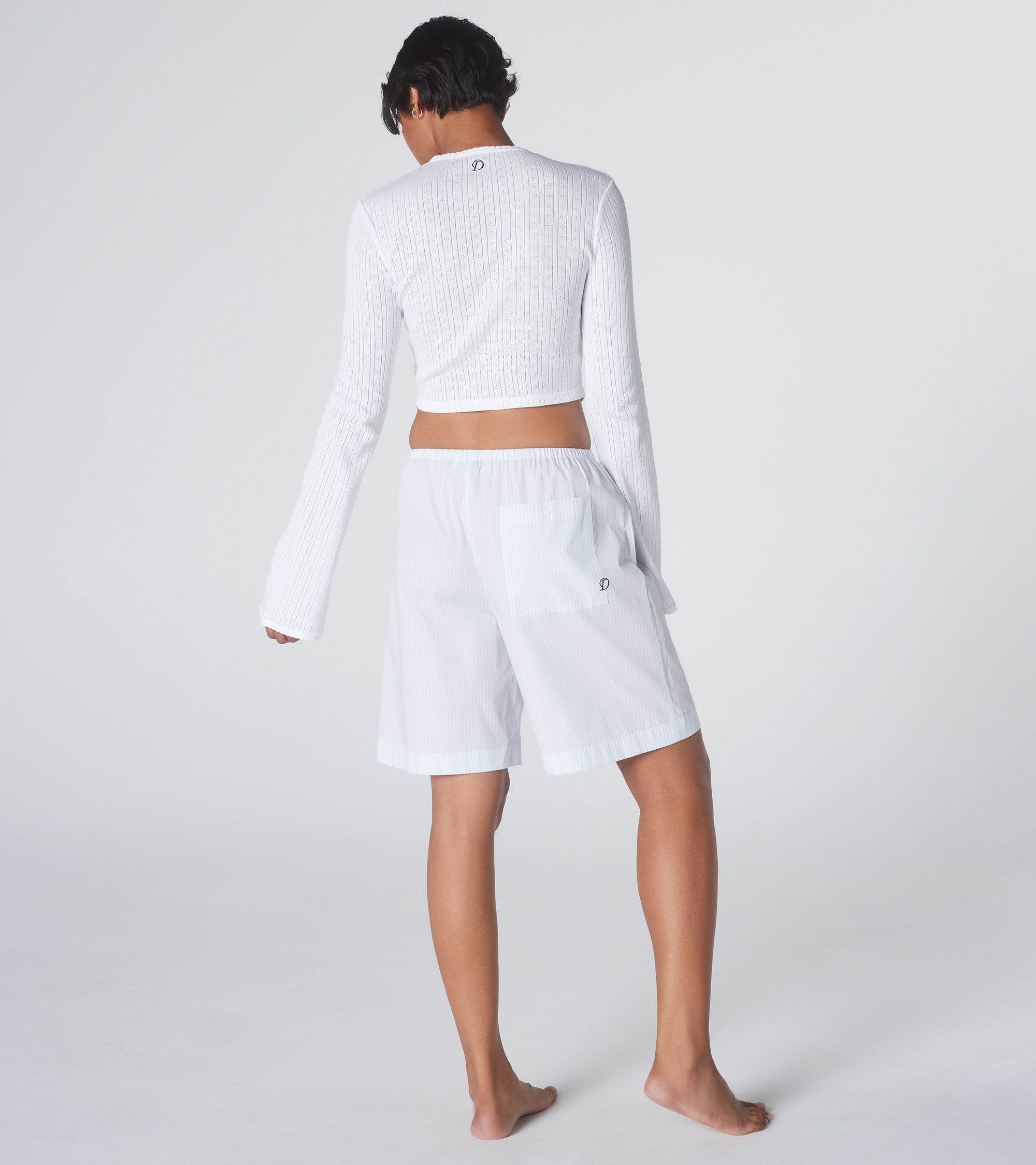 The Do Not Disturb Short - Cloud Stripe