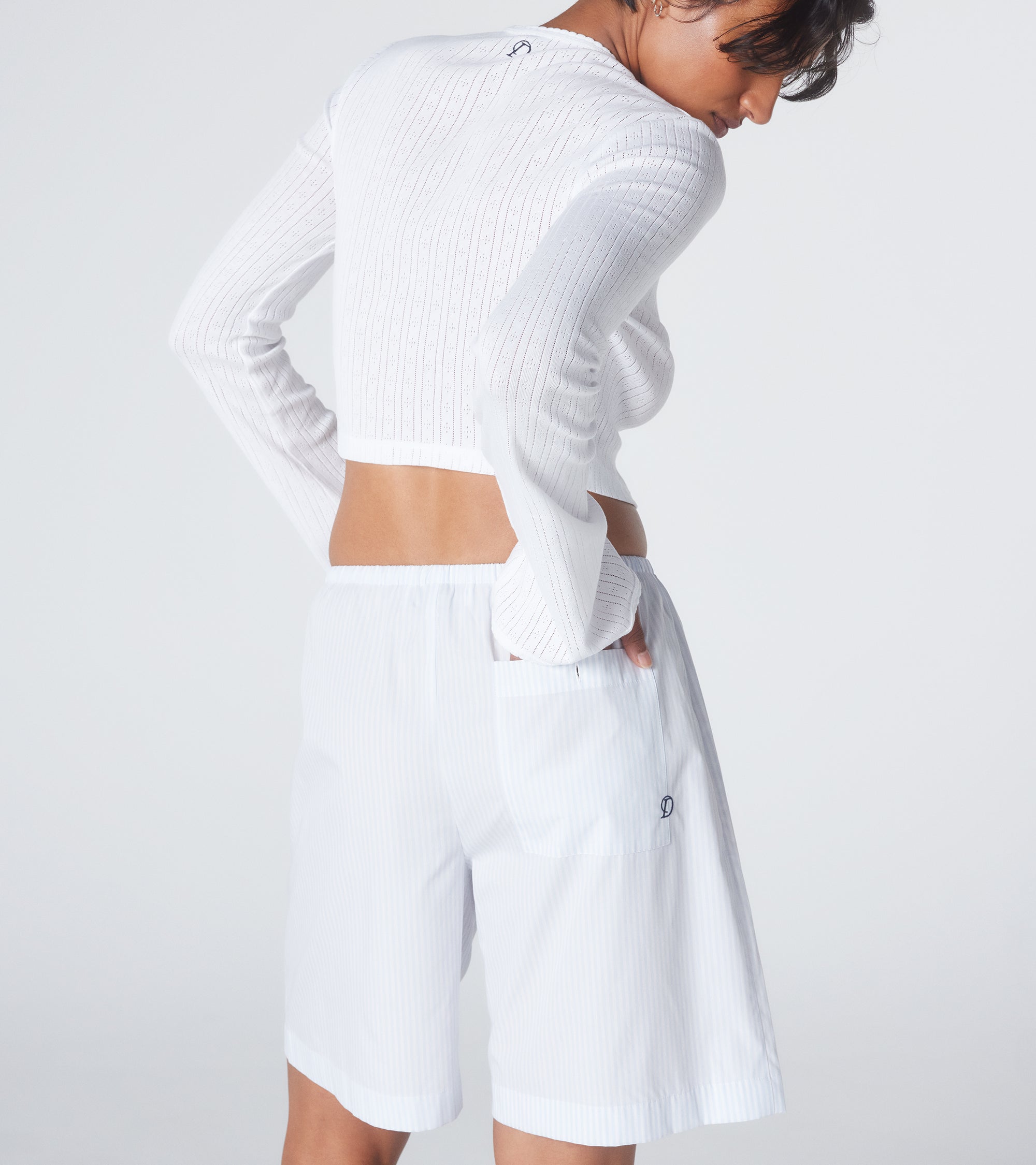 The Do Not Disturb Short - Cloud Stripe