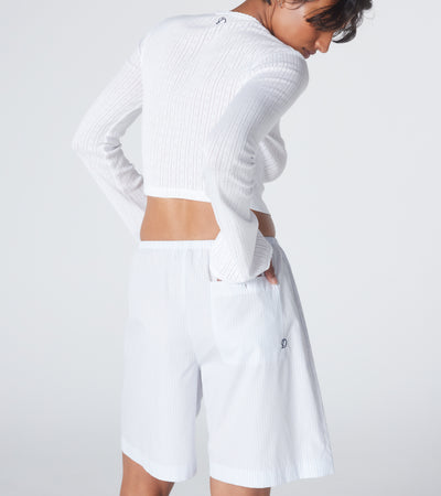 The Do Not Disturb Short - Cloud Stripe