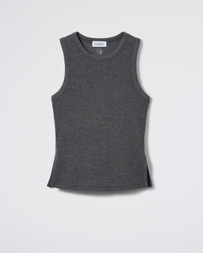 The Elsewhere Tank - Charcoal Melange