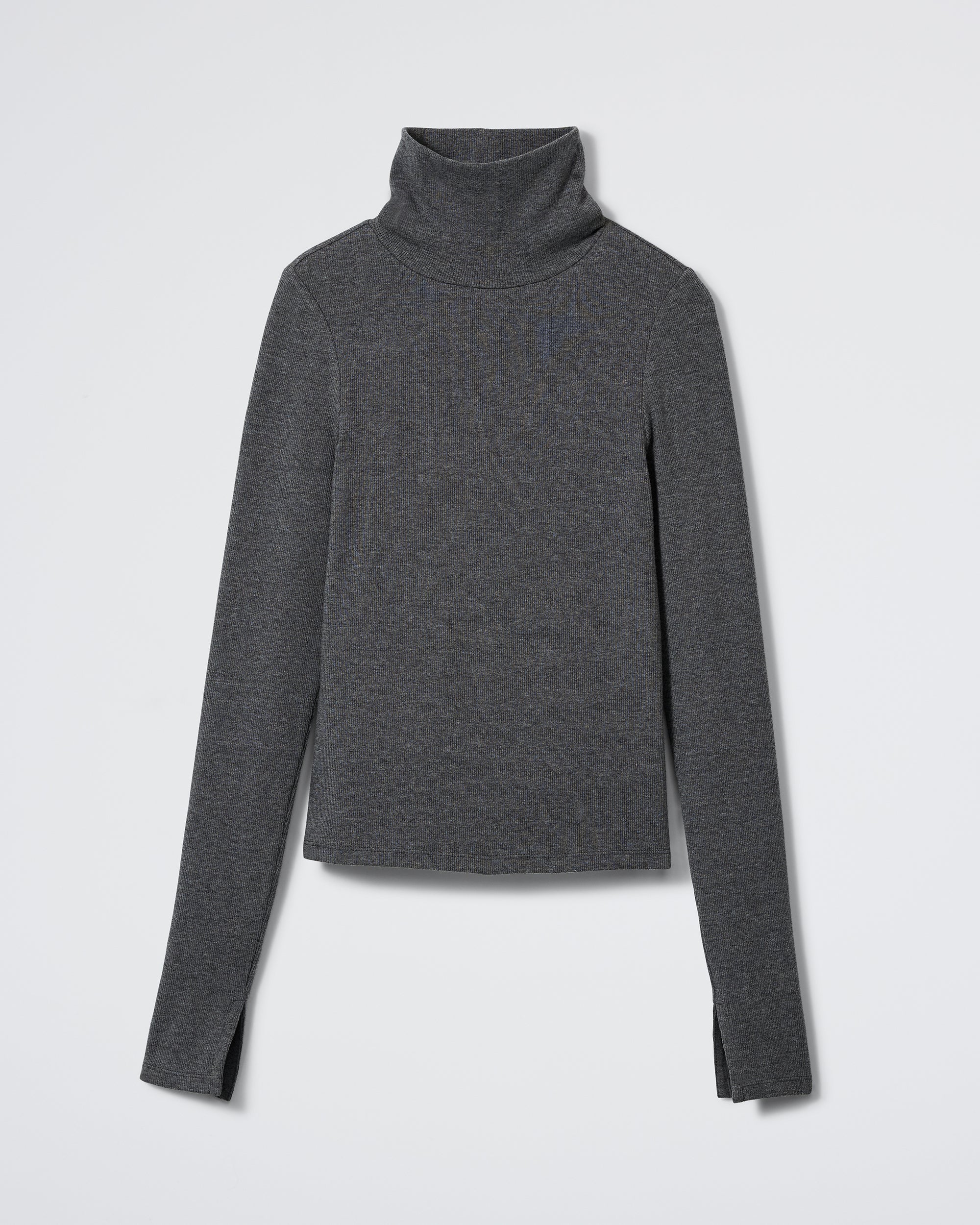 The En Route Turtleneck - Charcoal Melange