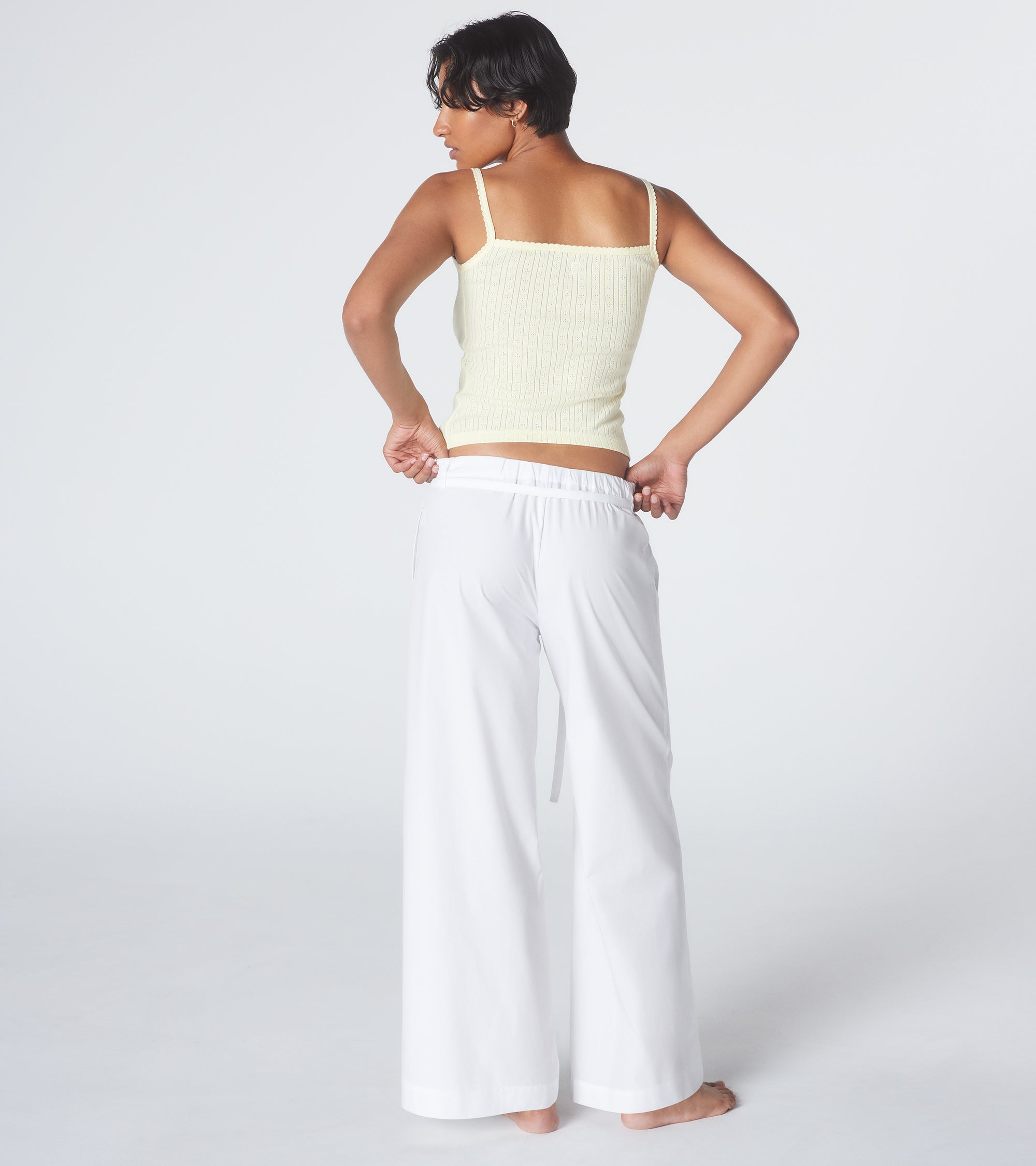 The Golden Hour Pant - White