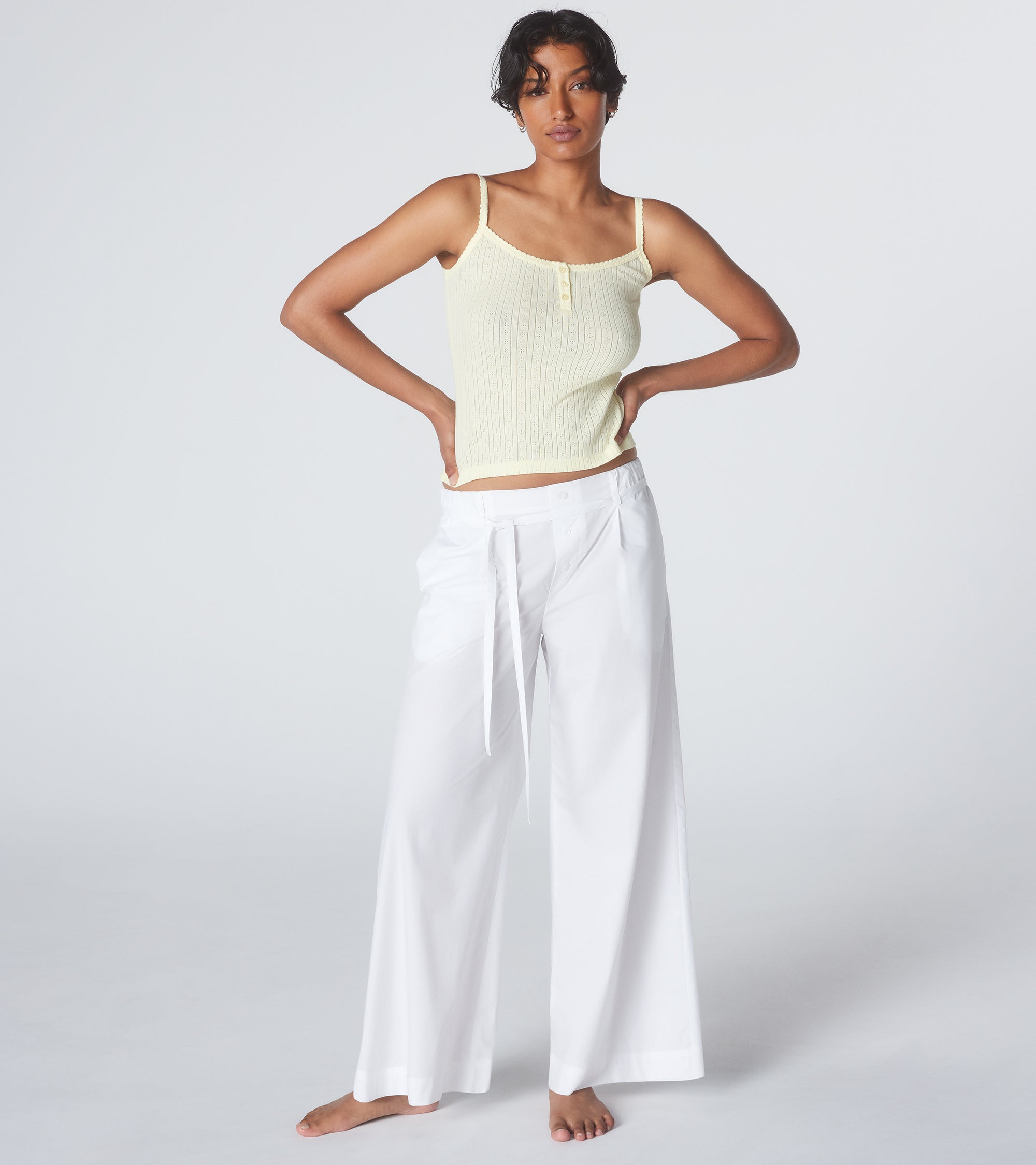 The Golden Hour Pant - White