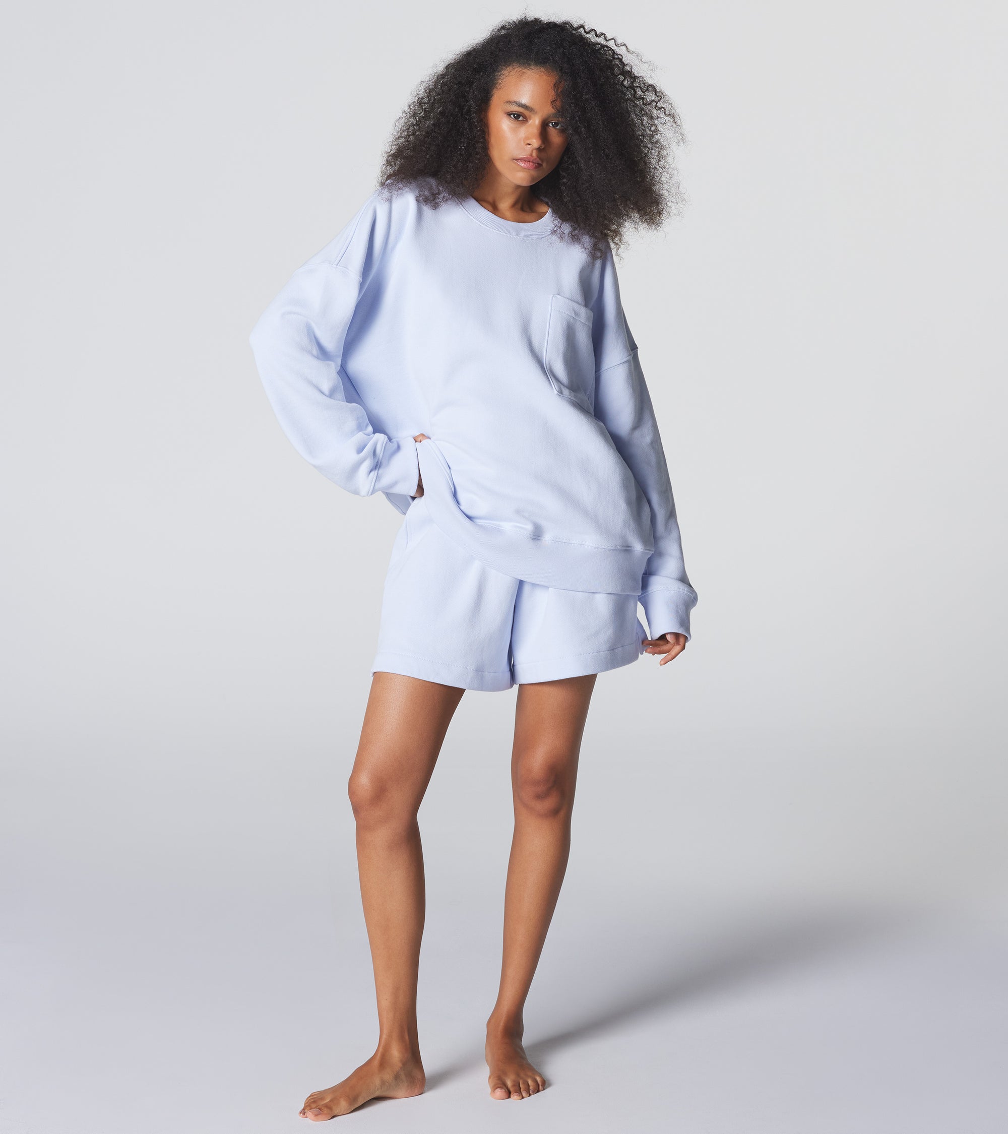 The Golden Night Sweatshirt - Cloud