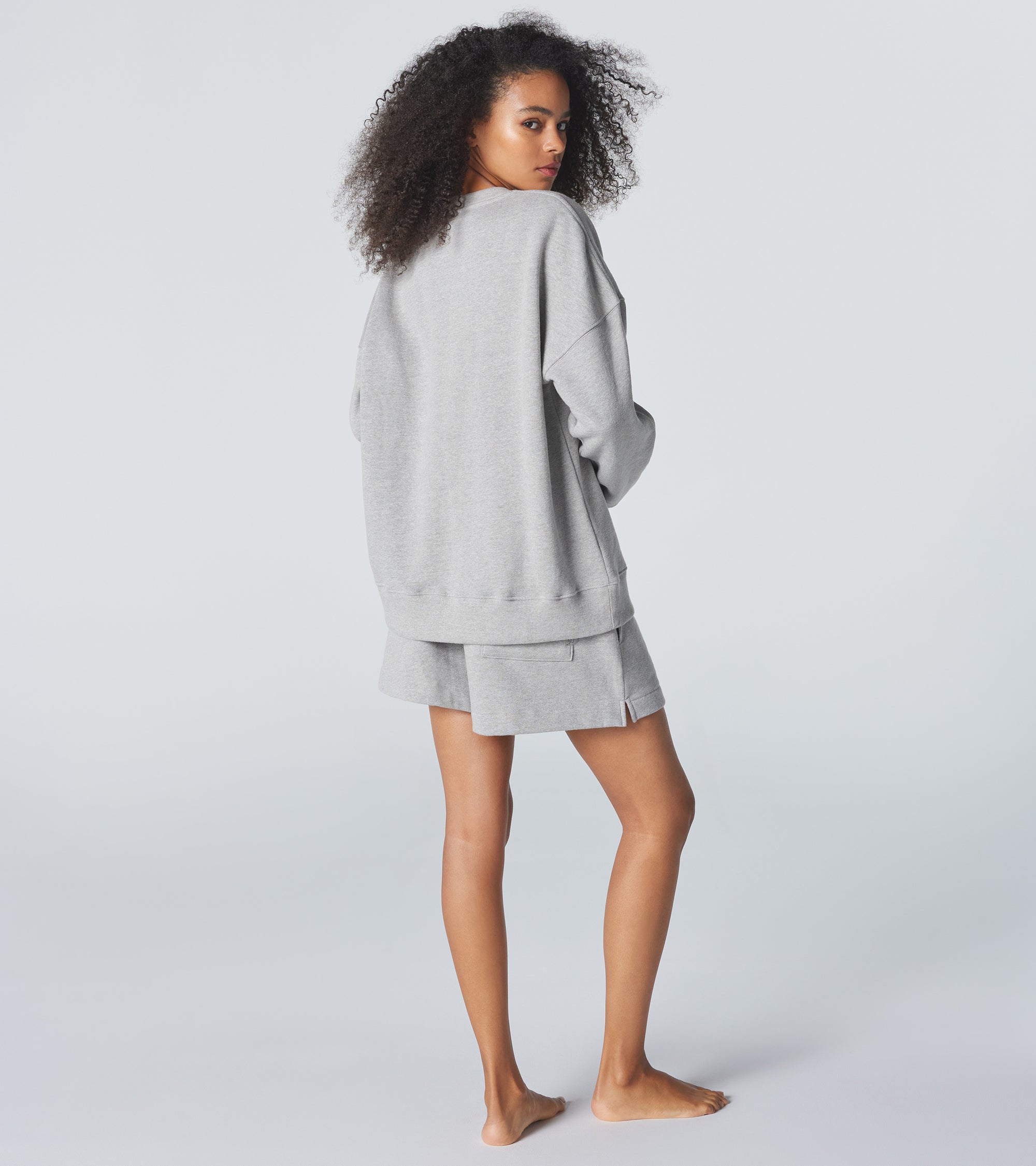 The Golden Night Sweatshirt - Grey Melange