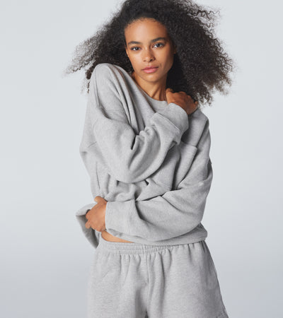 The Golden Night Sweatshirt - Grey Melange