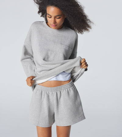The Golden Night Sweatshirt - Grey Melange