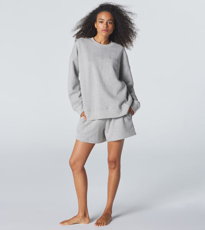 The Golden Night Sweatshirt - Grey Melange