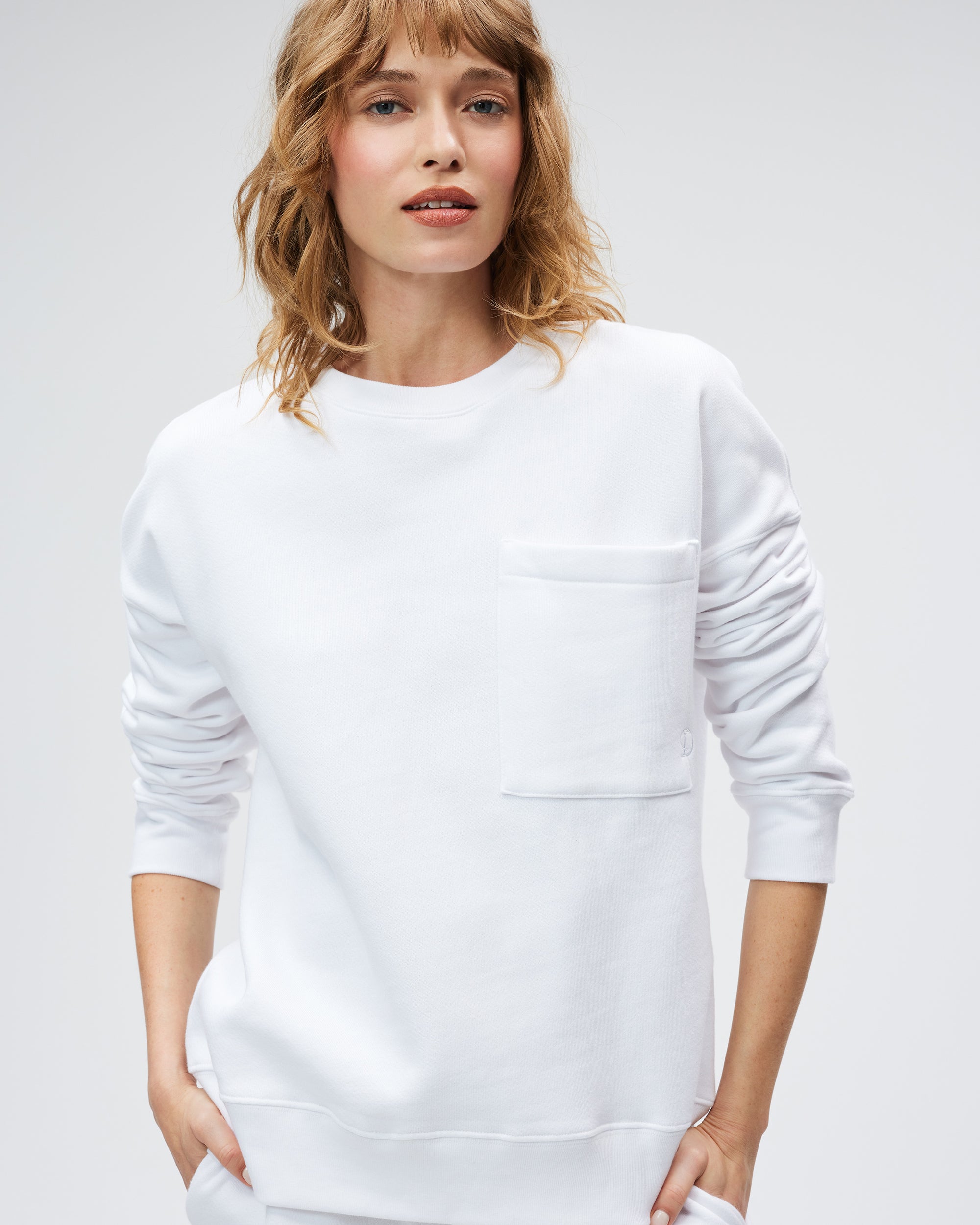 The Golden Night Sweatshirt - White