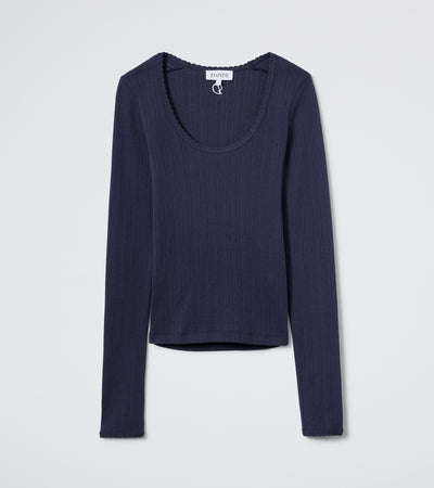The Goodnight Long Sleeve - Navy