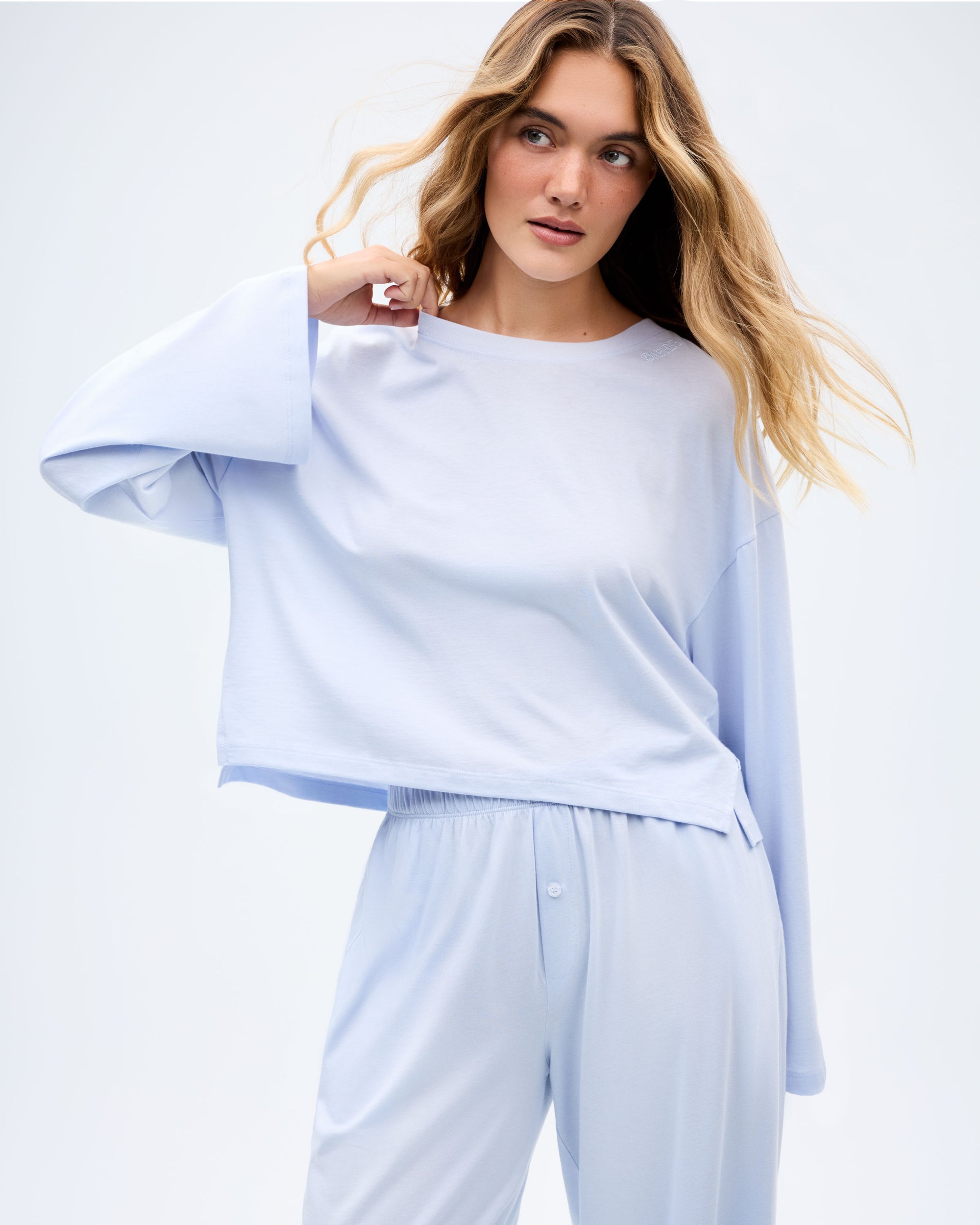 The Hannah Long Sleeve - Cloud