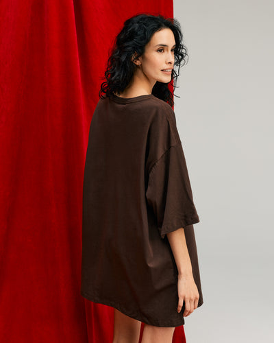 The Hannah Tee - Espresso