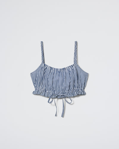 The Heatwave Bralette - Midnight Stripe