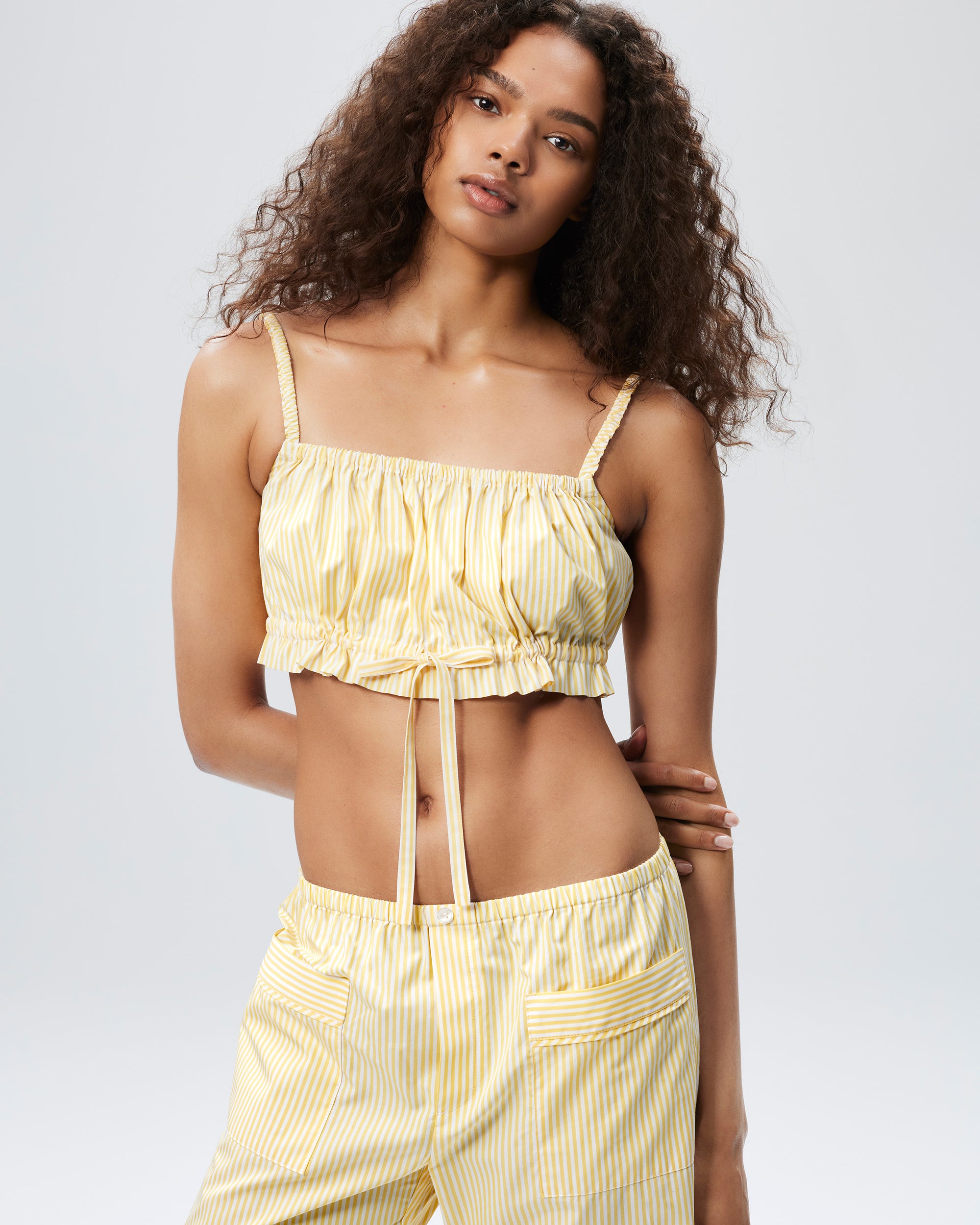 The Heatwave Bralette - Sun Stripe