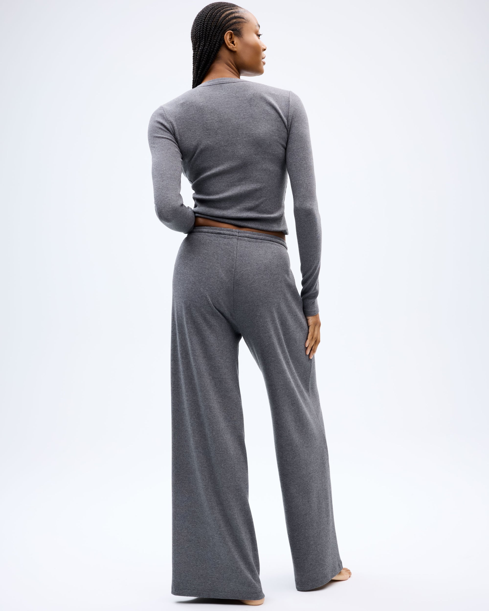The Jet Lag Pant - Charcoal Melange