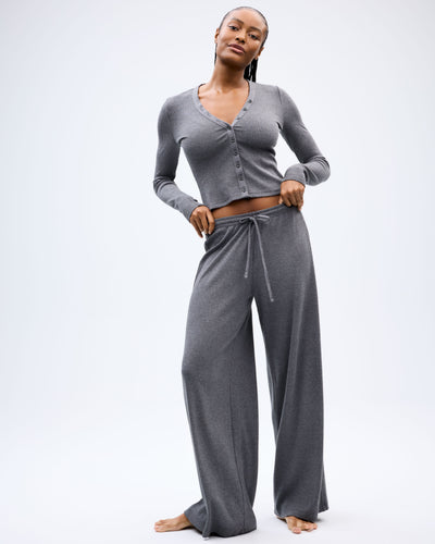 The Jet Lag Pant - Charcoal Melange
