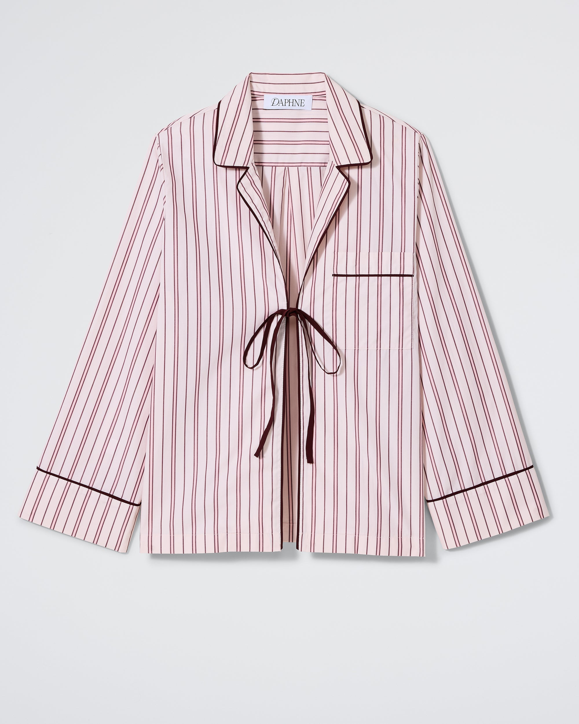 The Lobby Shirt - Blush Stripe