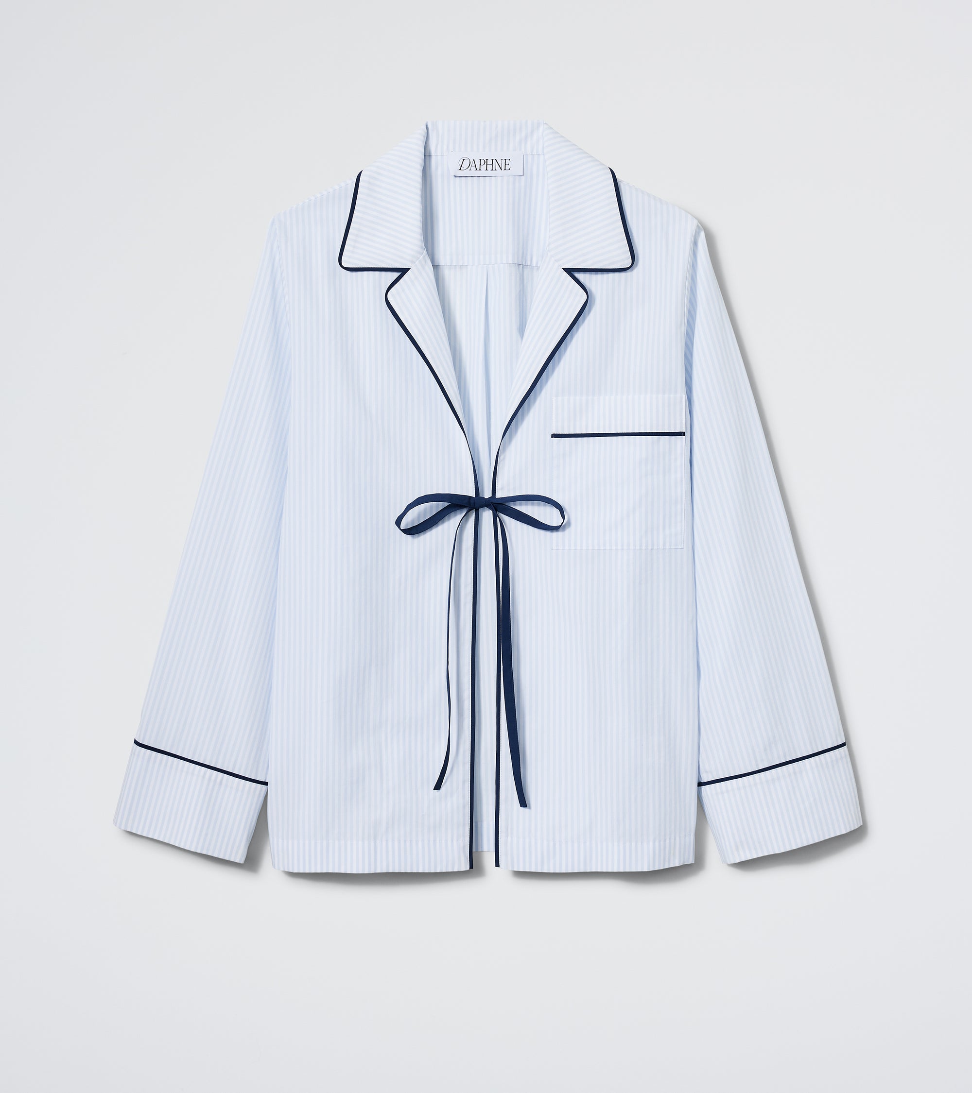 The Lobby Shirt - Cloud Stripe