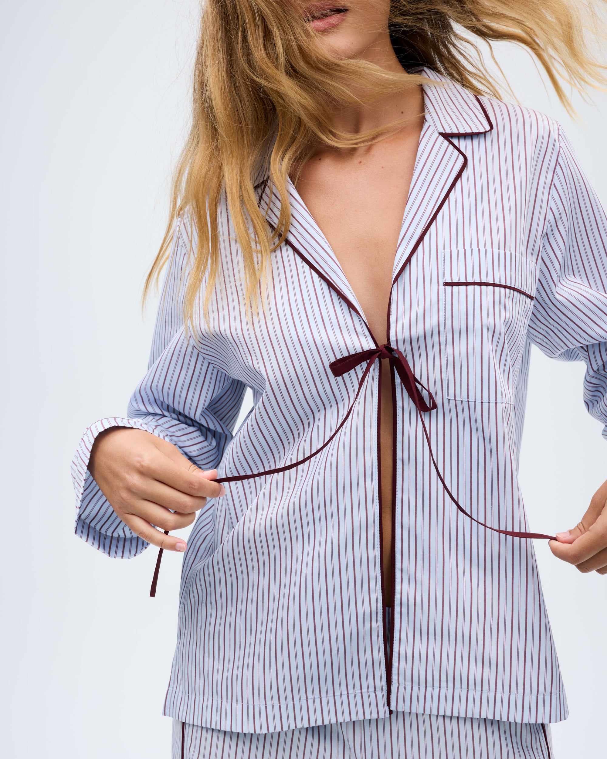 The Lobby Shirt - Robin Stripe