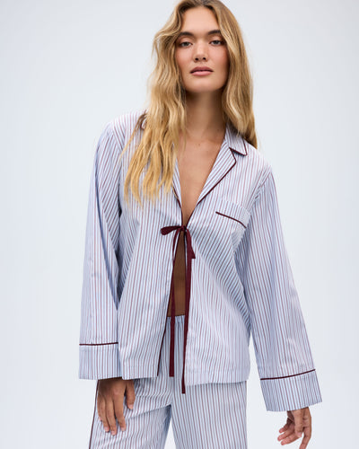 The Lobby Shirt - Robin Stripe