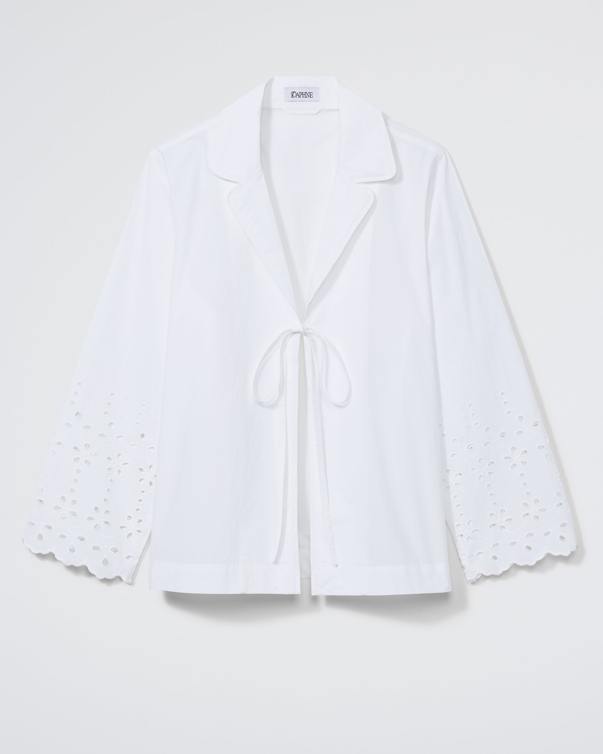 The Eyelet Lobby Shirt - White