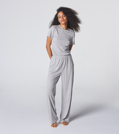 The Long Weekend Pant - Grey Melange