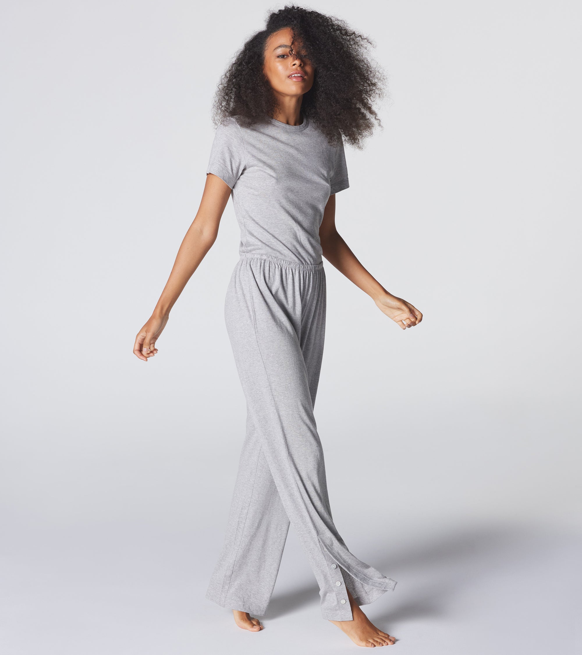 The Long Weekend Pant - Grey Melange