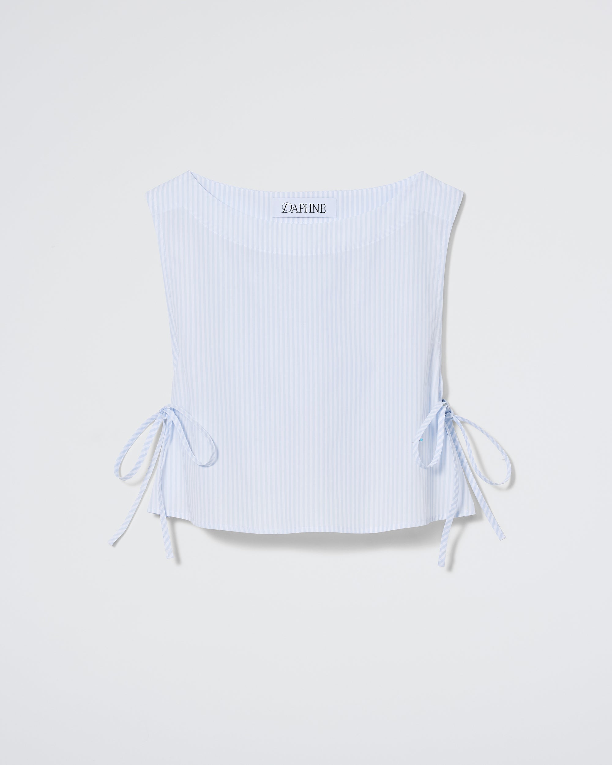 The Nightcap Top - Cloud Stripe