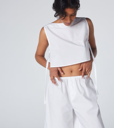 The Nightcap Top - White