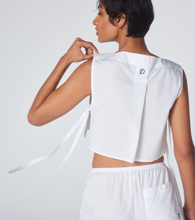 The Nightcap Top - White