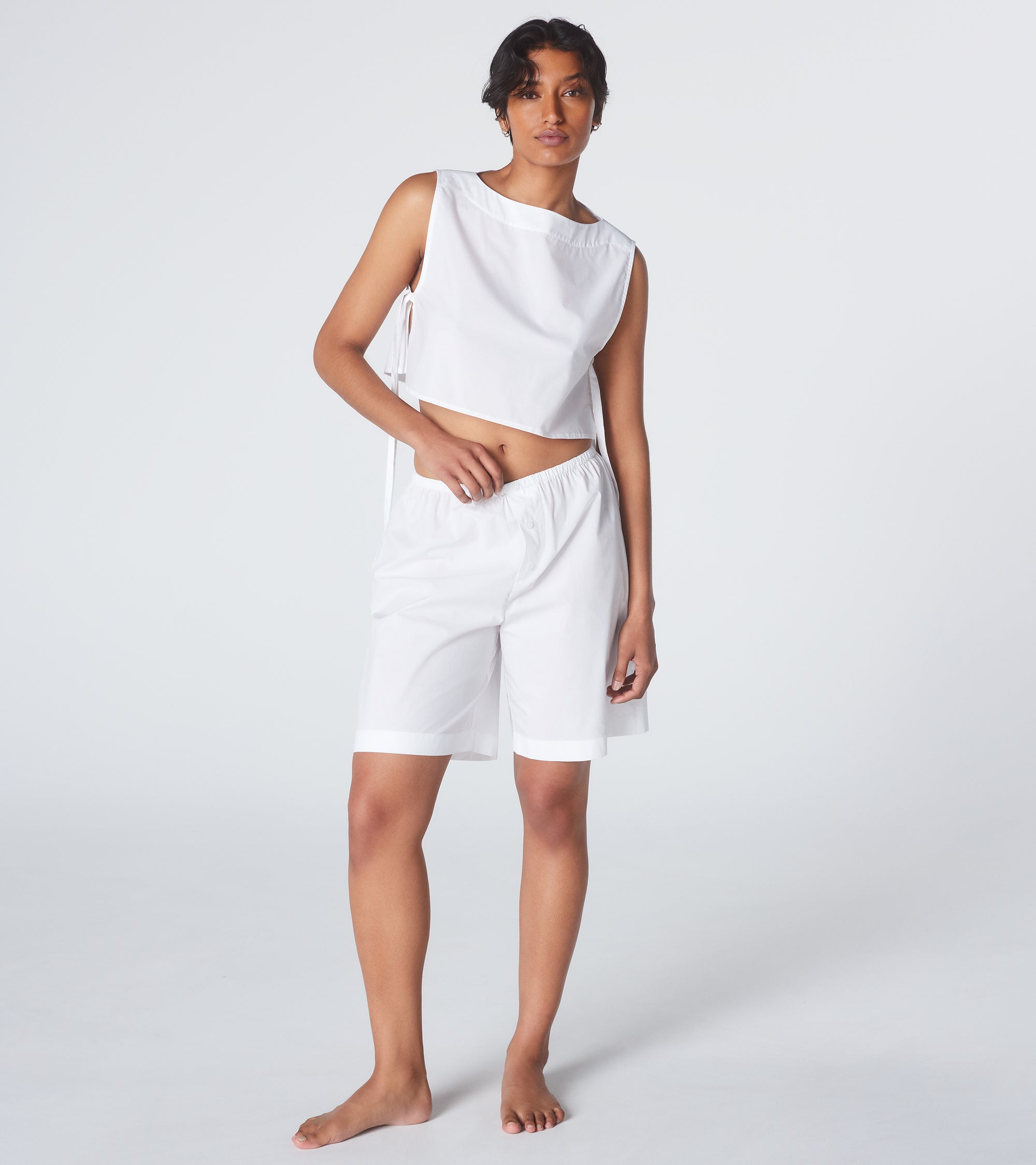 The Nightcap Top - White