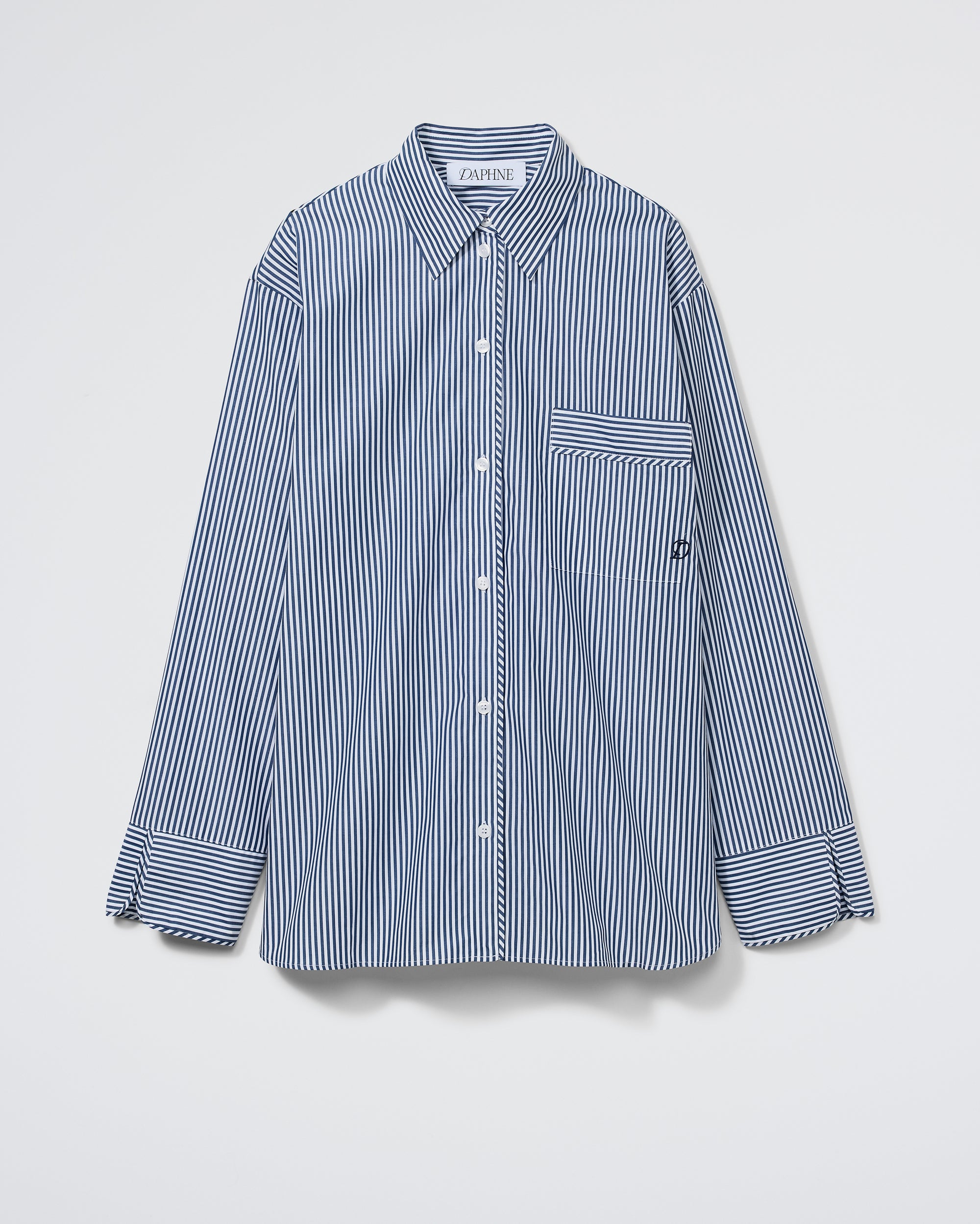 The Overnight Shirt - Midnight Stripe