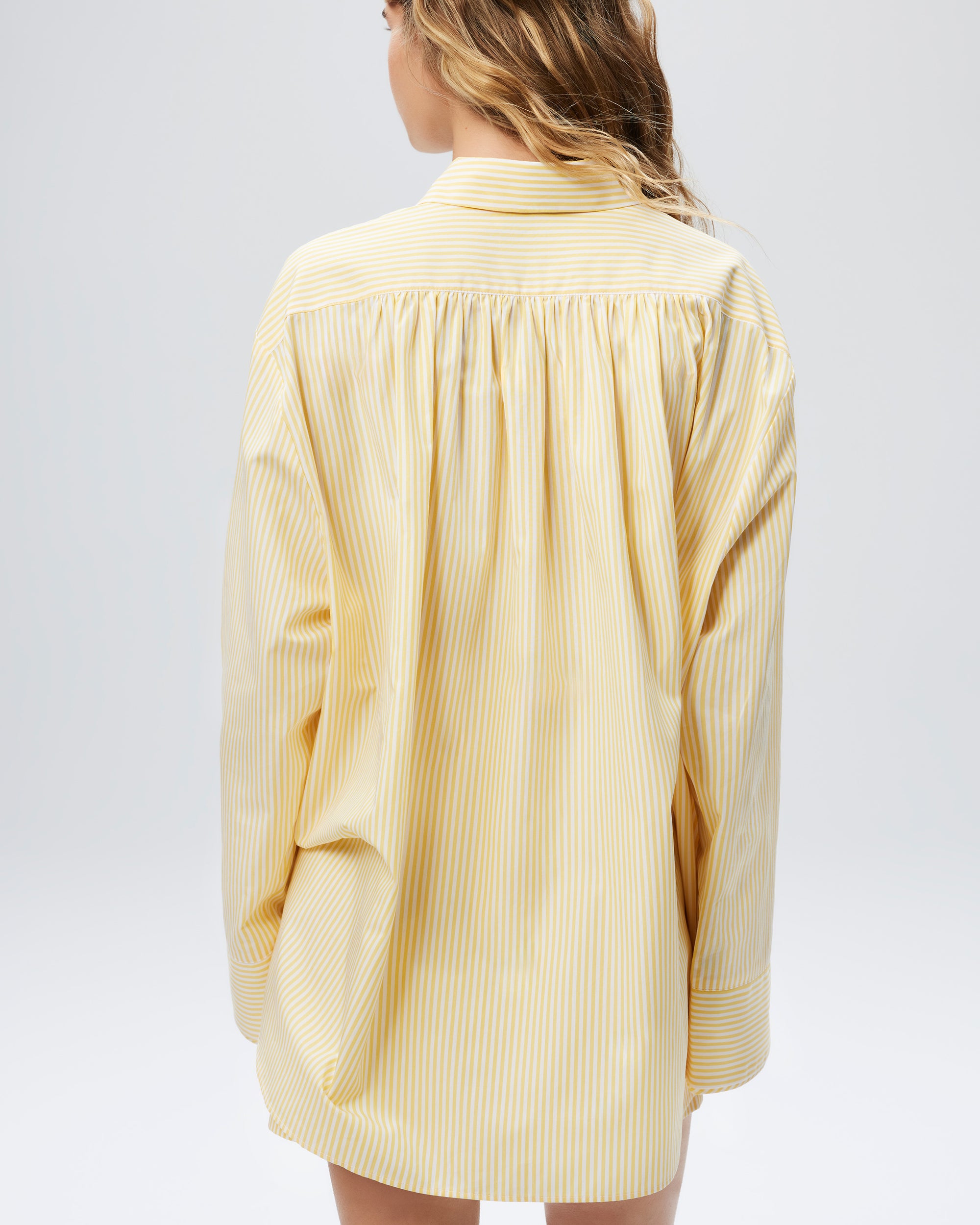 The Overnight Shirt - Sun Stripe