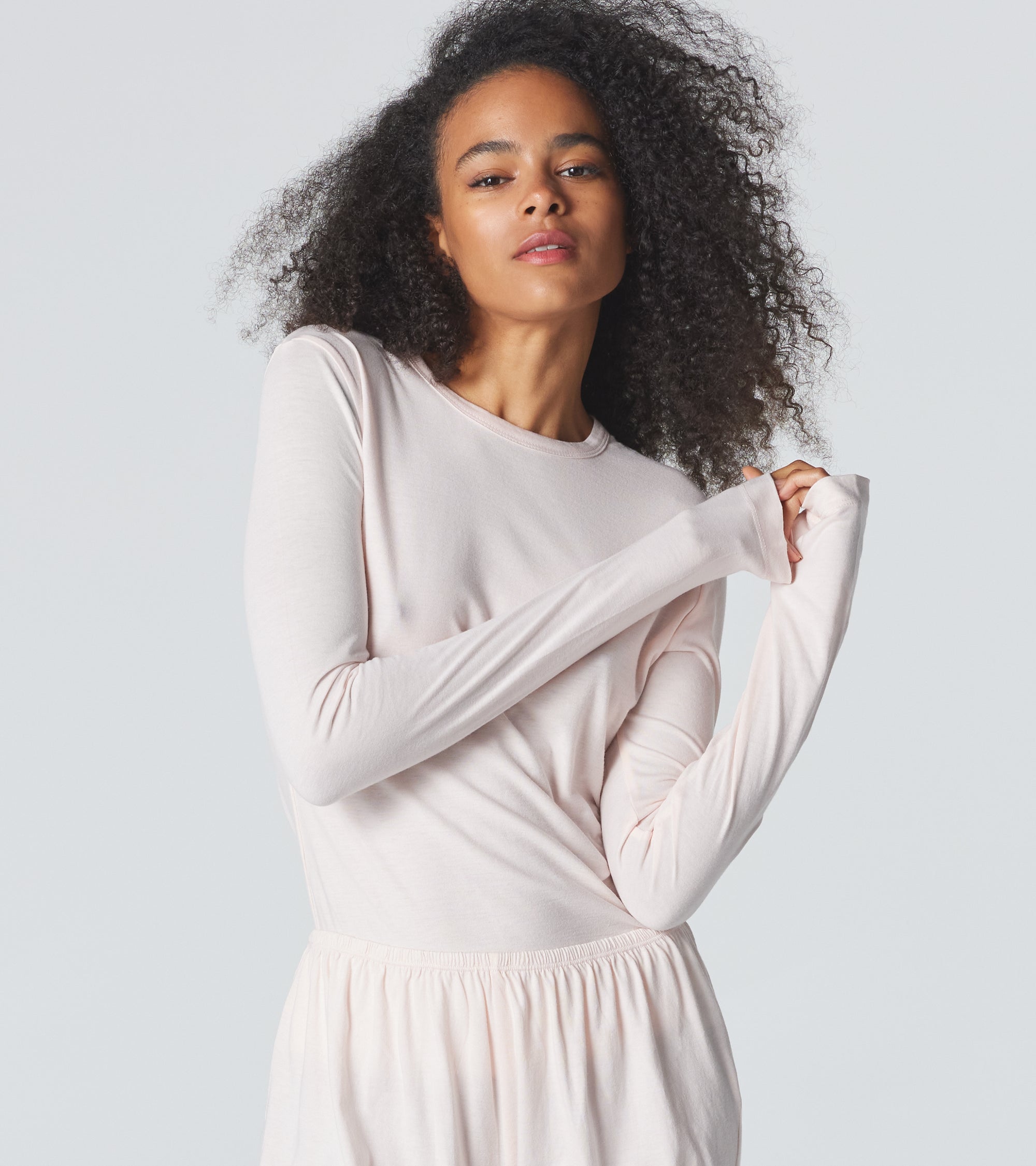 The Room Key Long Sleeve - Blush