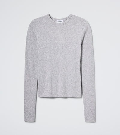 The Room Key Long Sleeve - Grey Melange