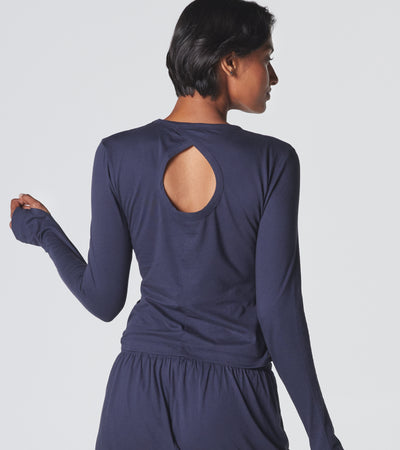 The Room Key Long Sleeve - Navy