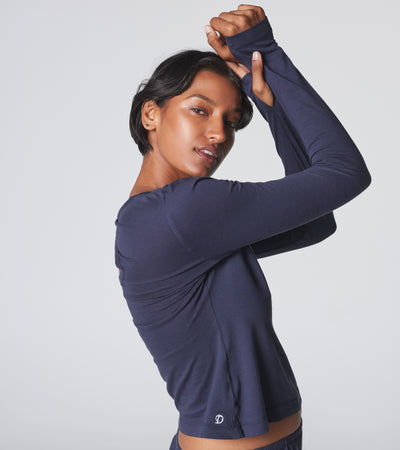 The Room Key Long Sleeve - Navy