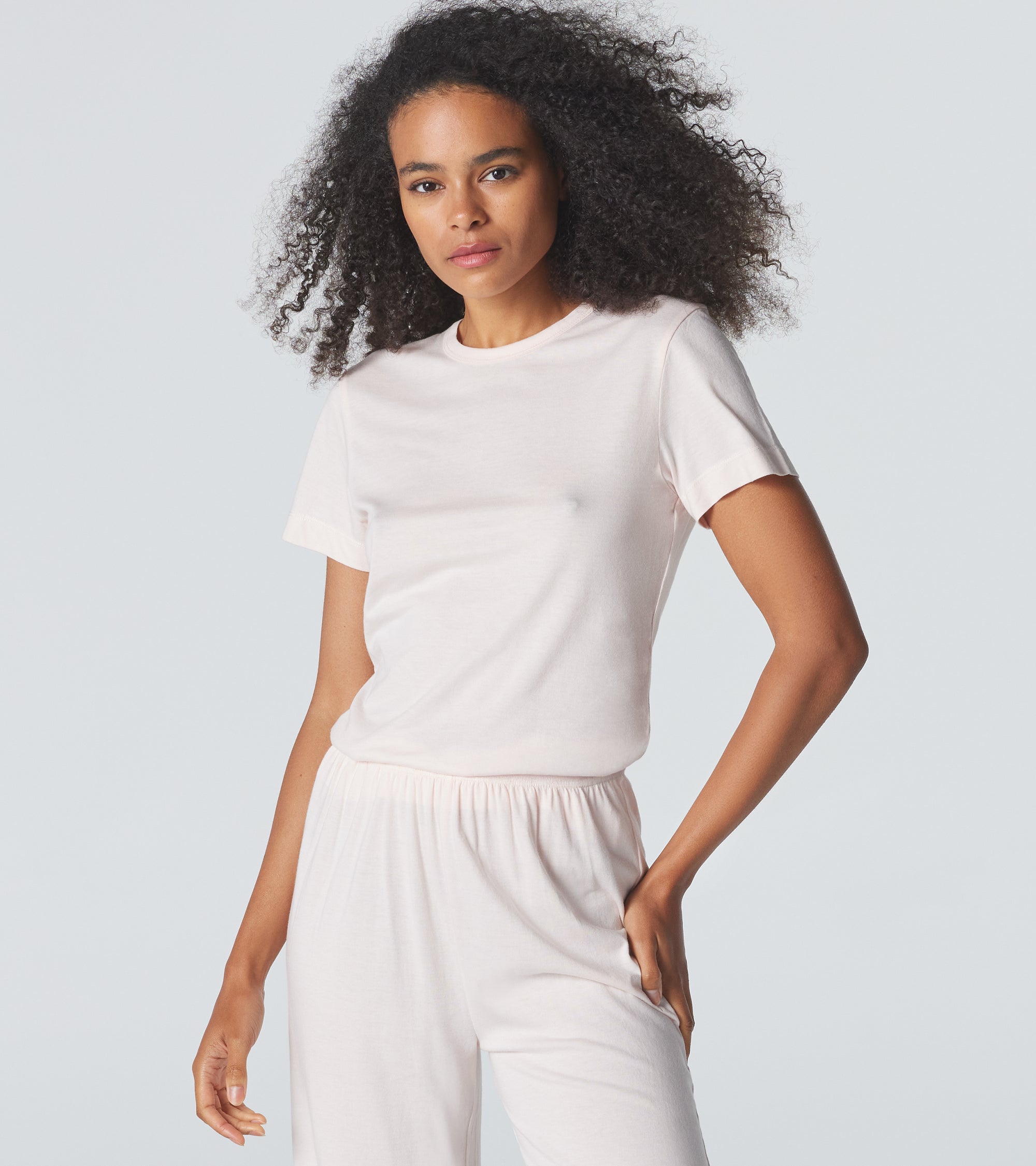 The Room Key Short Sleeve - Blush