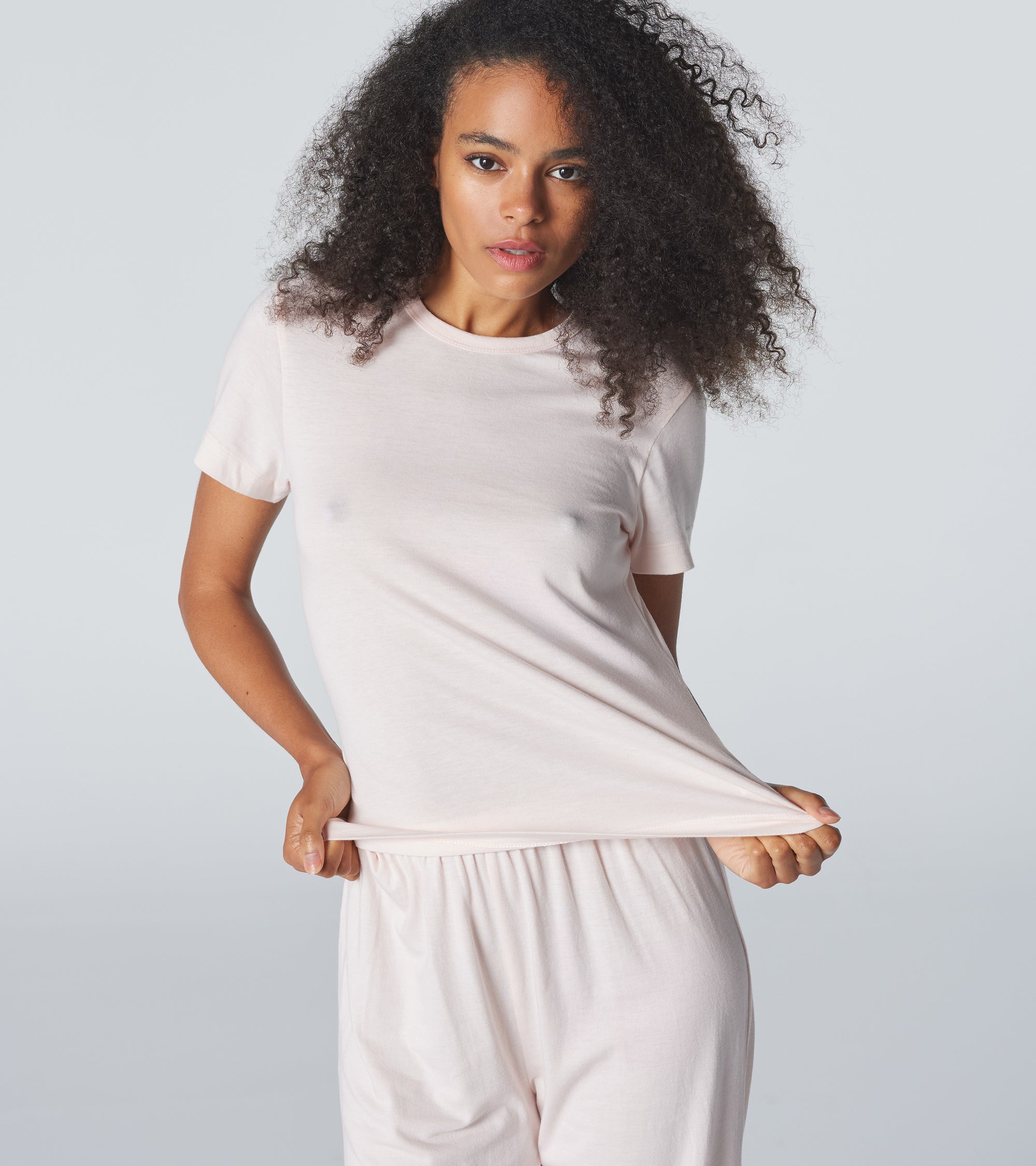 The Room Key Short Sleeve - Blush