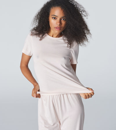 The Room Key Short Sleeve - Blush