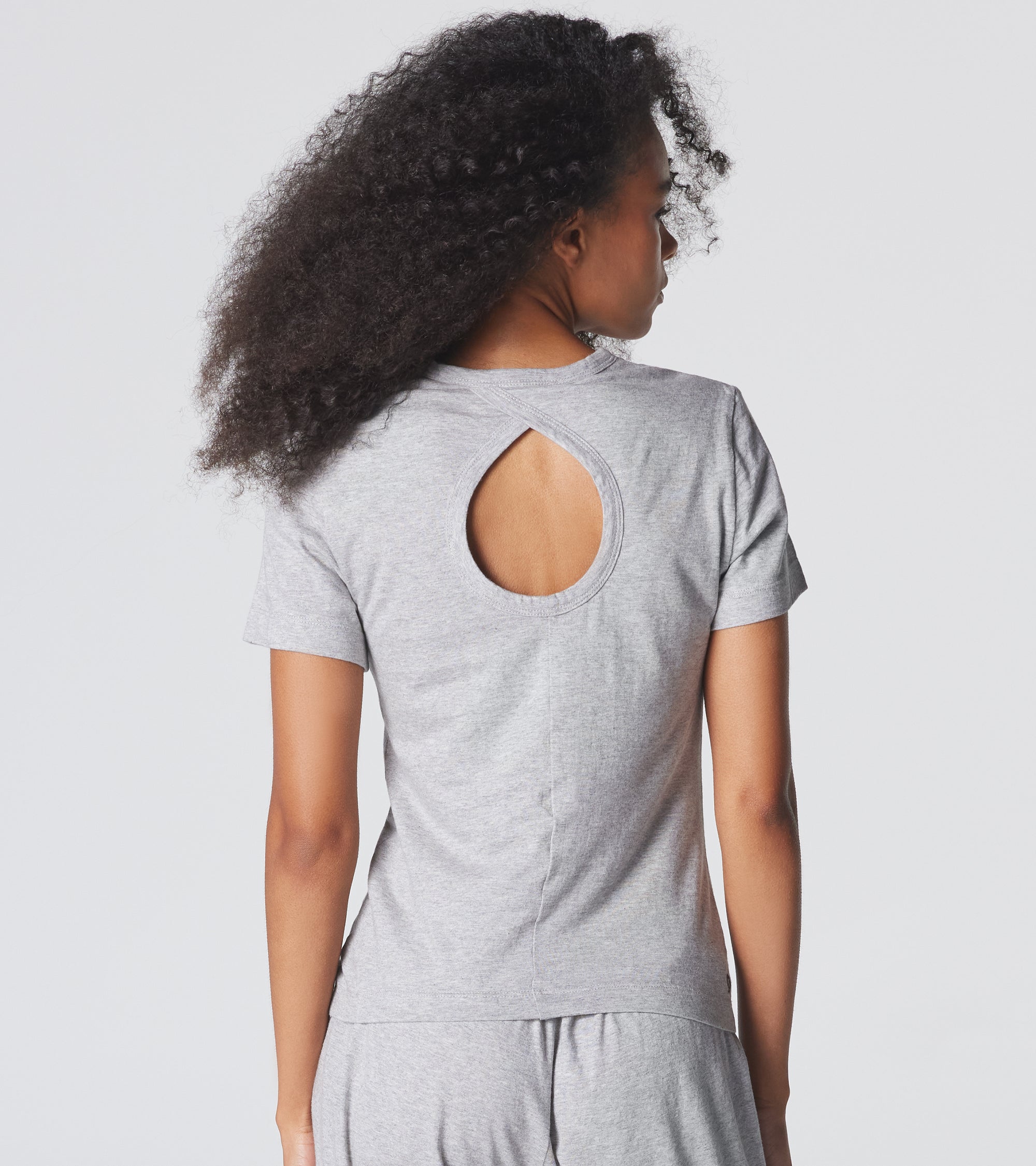 The Room Key Short Sleeve - Grey Melange