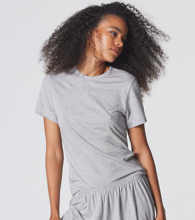 The Room Key Short Sleeve - Grey Melange